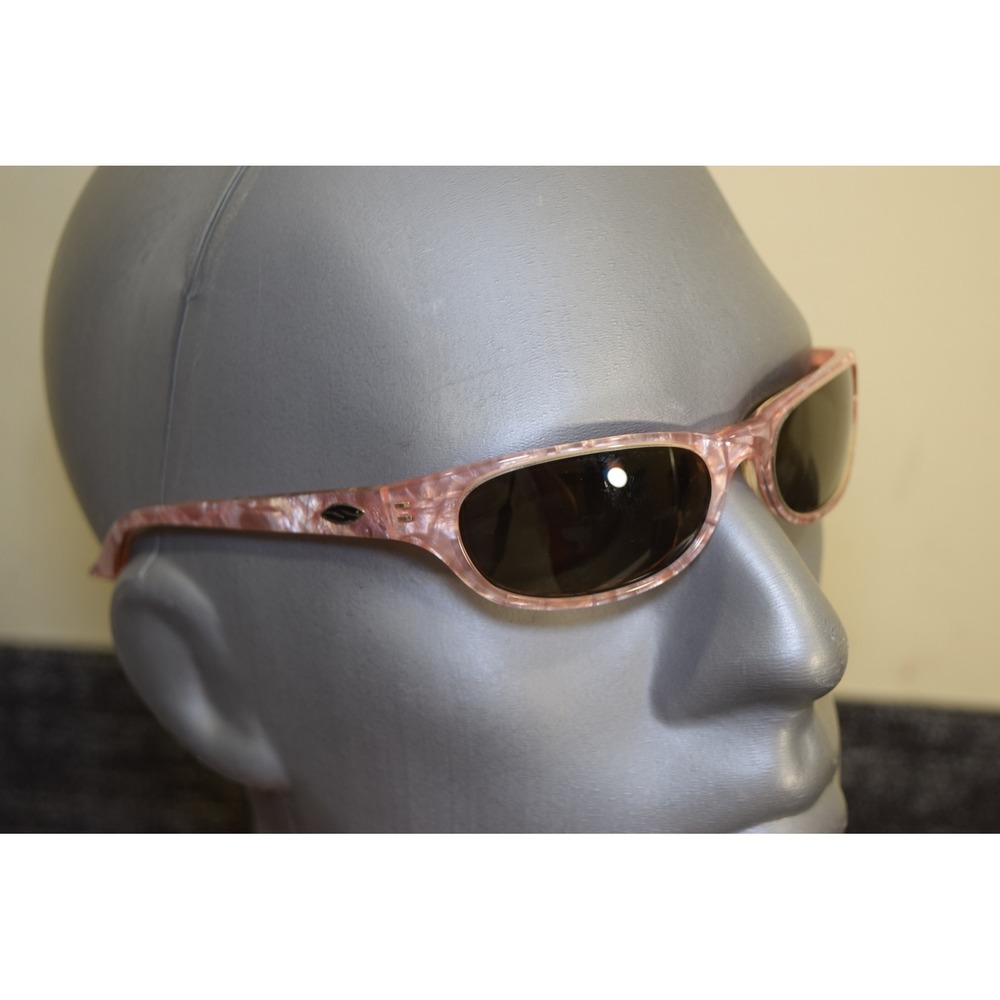 Vintage Smith Optics VICE Pink Marbled Pearl Polarized Wrap Sunglasses WOMENS S